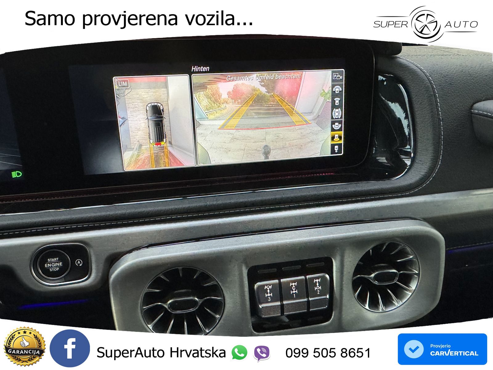 Mercedes AMG G 63 Long V8 (585 KS) 4MATIC 9G-TRONIC AMG SPEEDSHIFT PLUS LED+GR SJED+ACC
