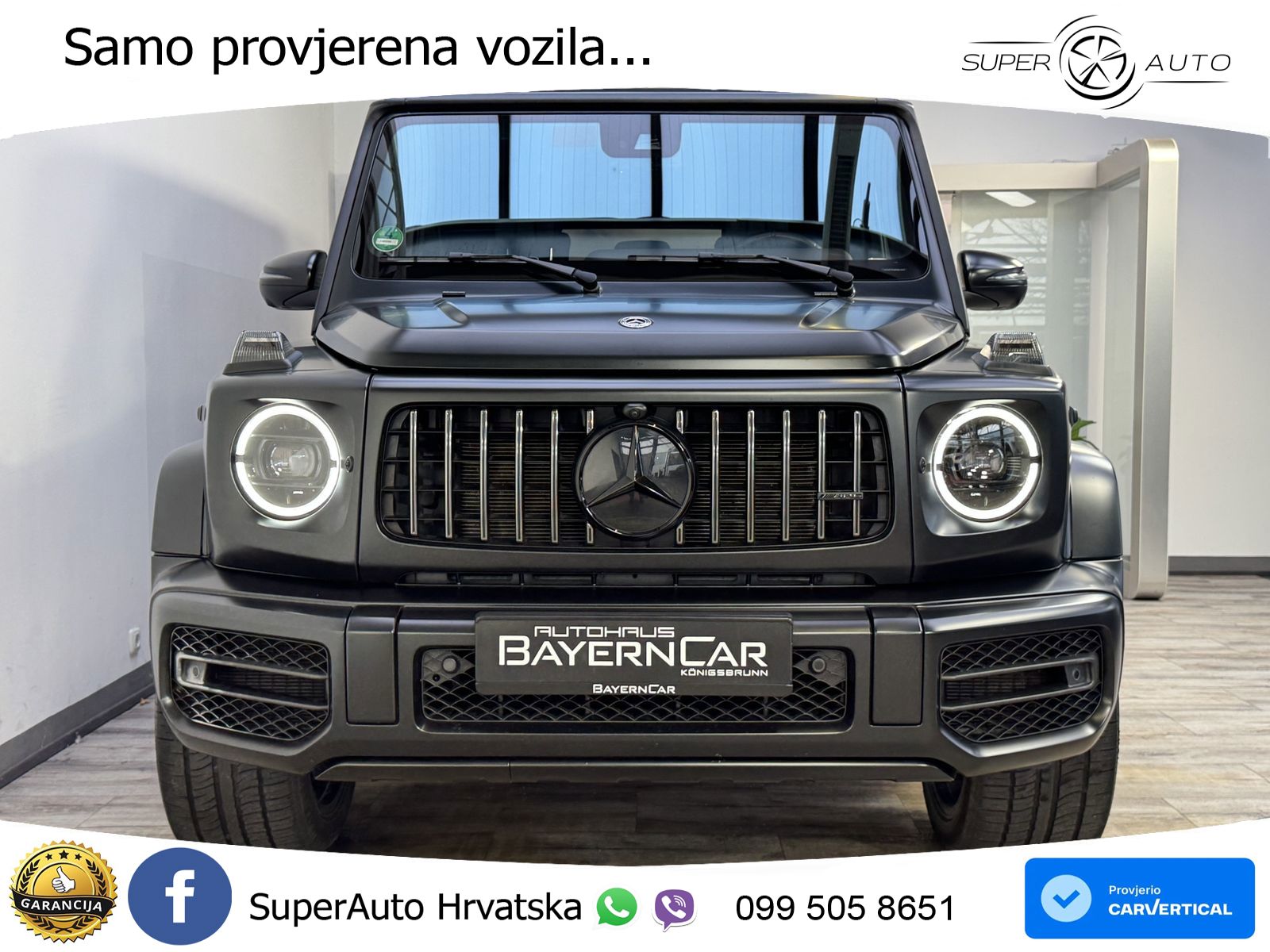 Mercedes AMG G 63 Long V8 (585 KS) 4MATIC 9G-TRONIC AMG SPEEDSHIFT PLUS LED+GR SJED+ACC