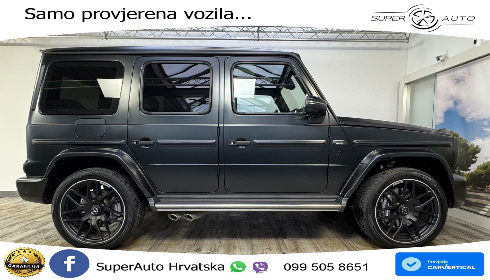 Mercedes AMG G 63 Long V8 (585 KS) 4MATIC 9G-TRONIC AMG SPEEDSHIFT PLUS LED+GR SJED+ACC