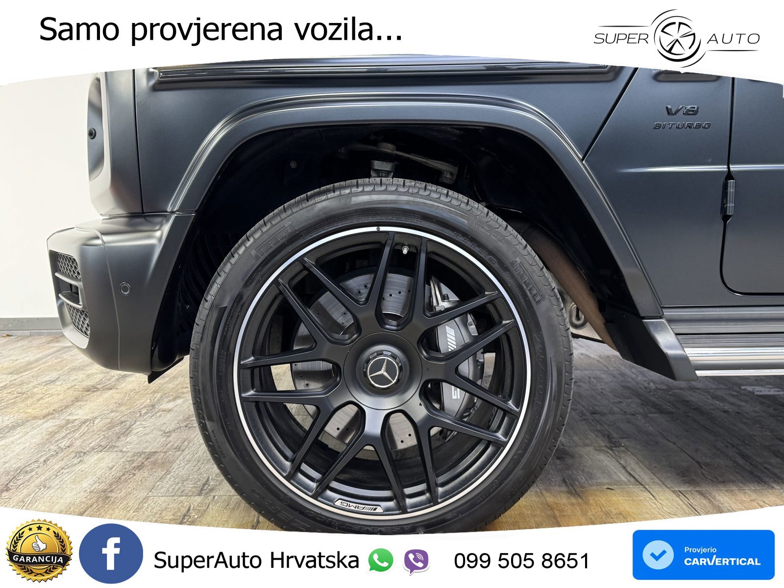 Mercedes AMG G 63 Long V8 (585 KS) 4MATIC 9G-TRONIC AMG SPEEDSHIFT PLUS LED+GR SJED+ACC