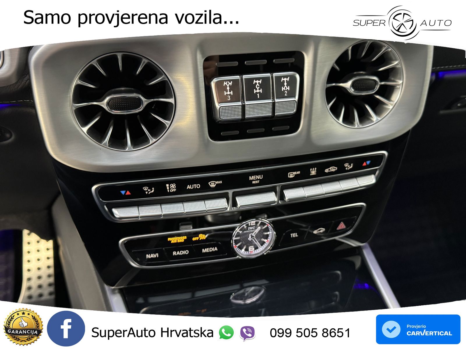 Mercedes AMG G 63 Long V8 (585 KS) 4MATIC 9G-TRONIC AMG SPEEDSHIFT PLUS LED+GR SJED+ACC