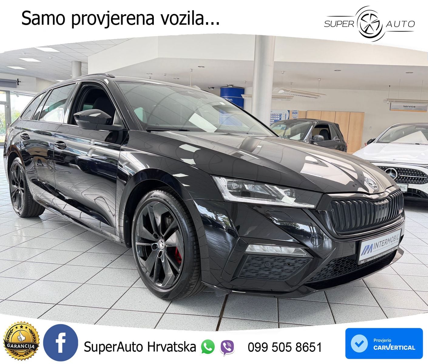 Škoda Octavia Combi RS 2.0 TDI (200 KS) DSG LED+GR SJED+ACC