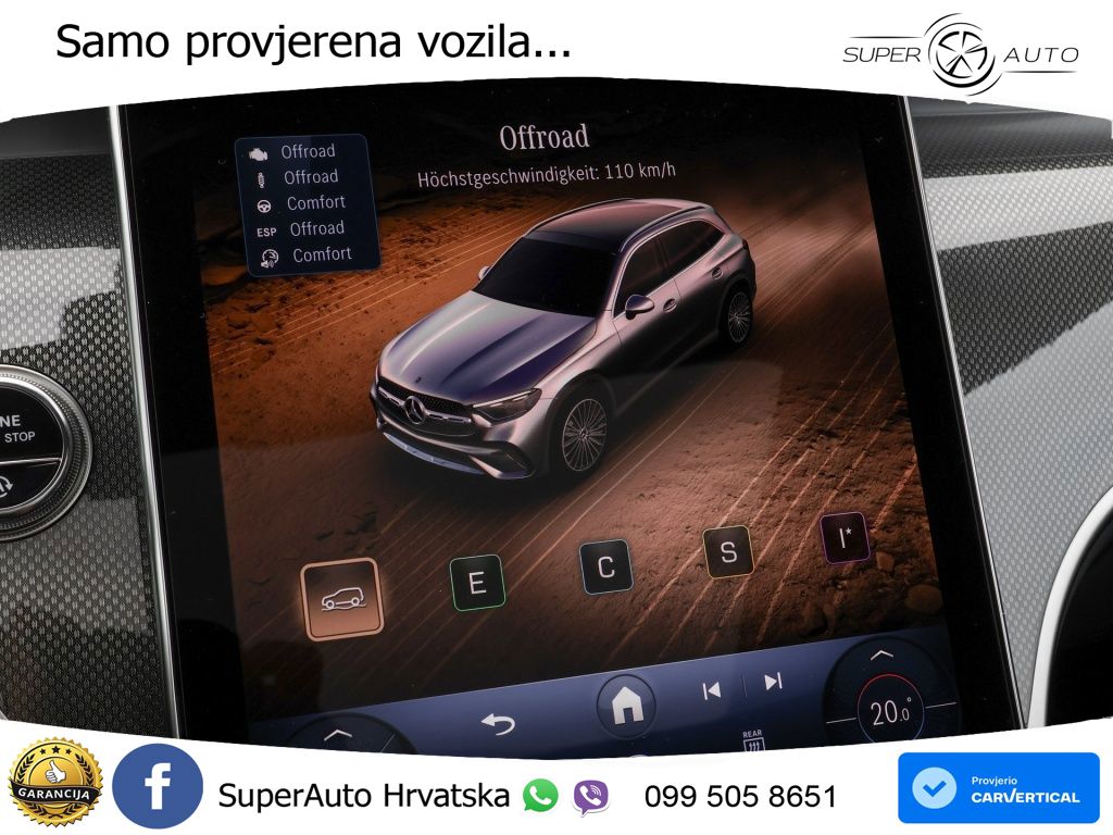 Mercedes GLC 450d (367 KS) 4MATIC 9G-TRONIC AMG ZRAČNI+ACC+GR SJED+KAM+PANO