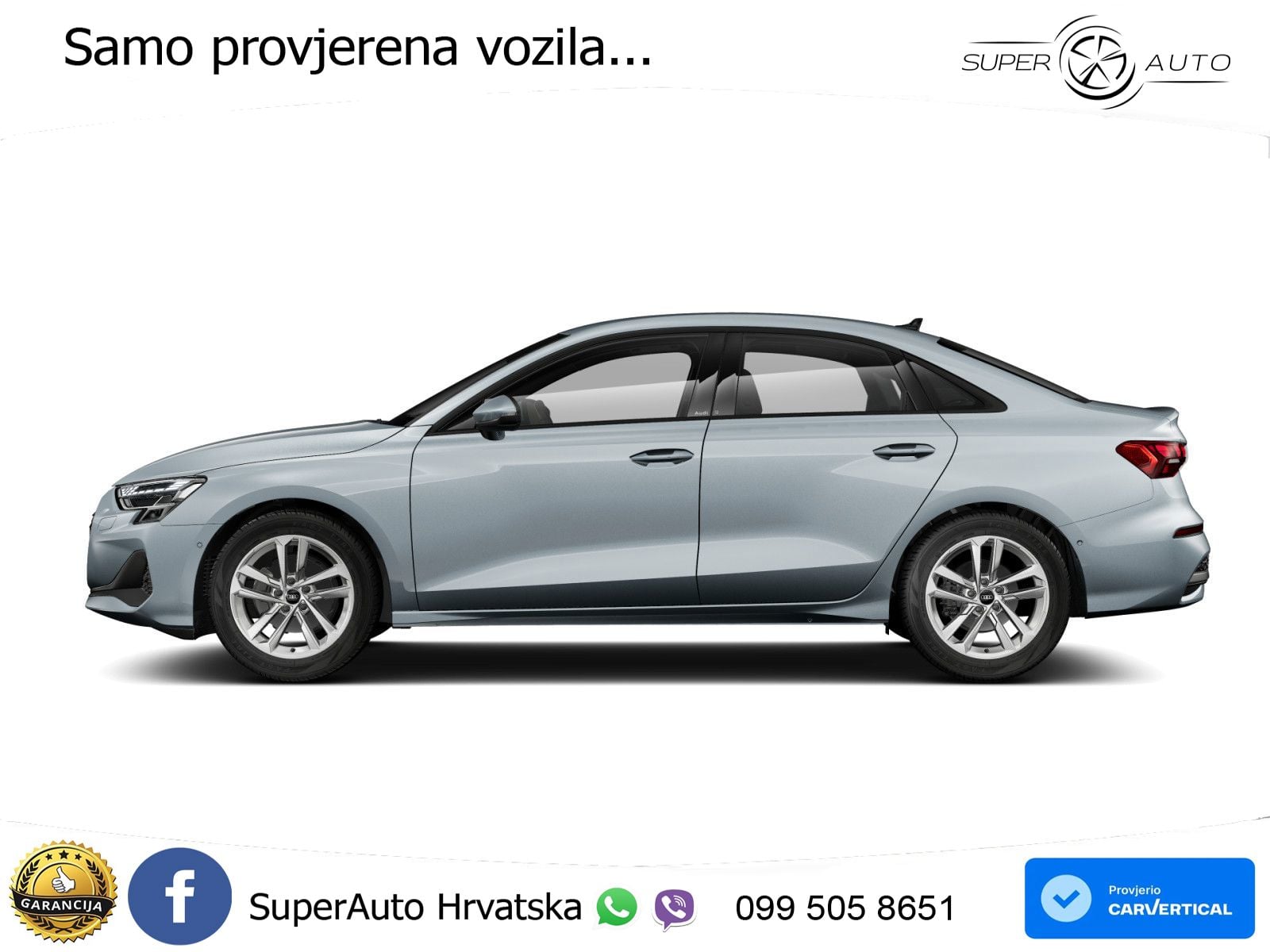 Audi A3 Limuzina 30 TDI (116 KS) LED+GR SJED+ACC