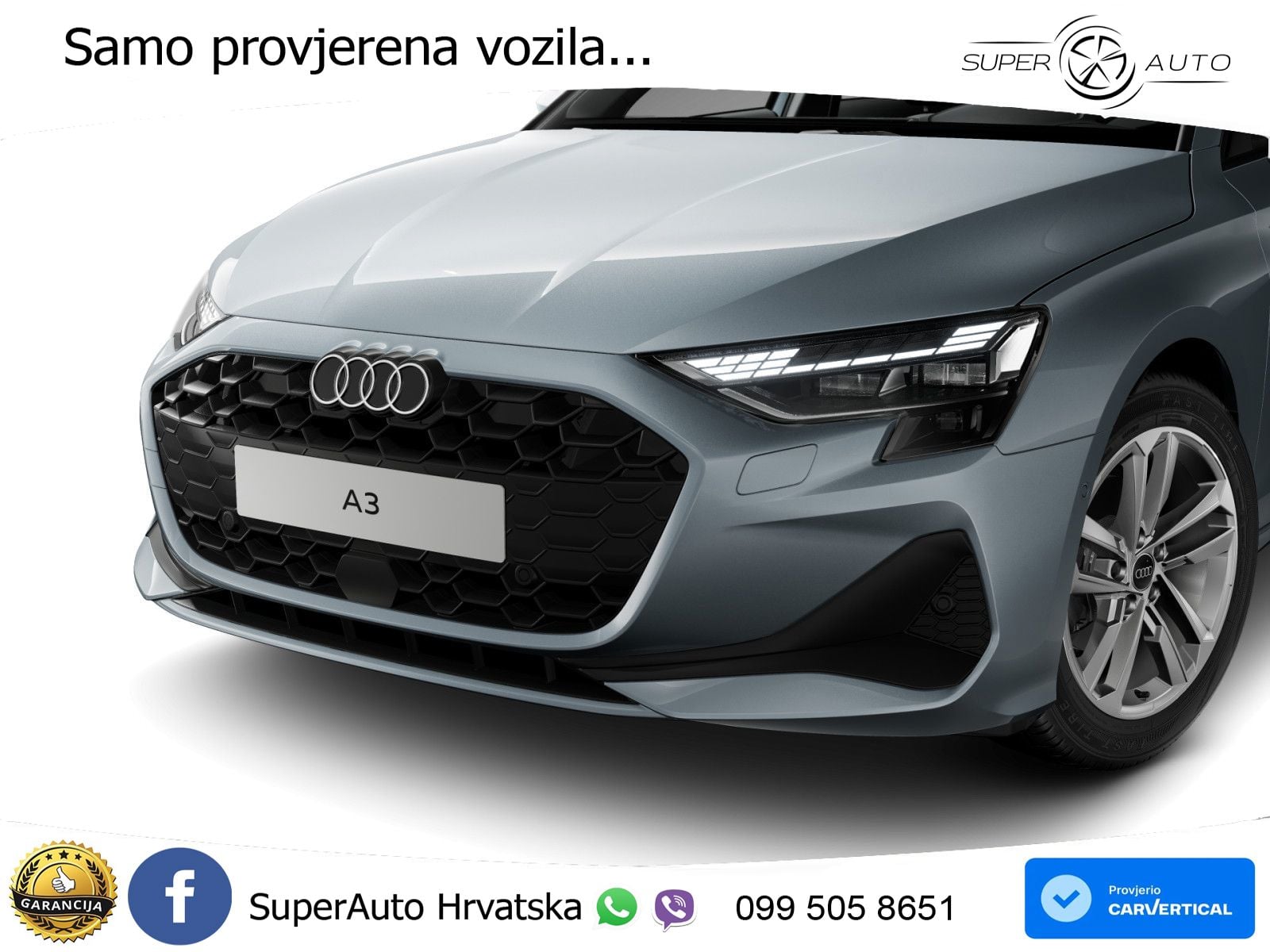 Audi A3 Limuzina 30 TDI (116 KS) LED+GR SJED+ACC