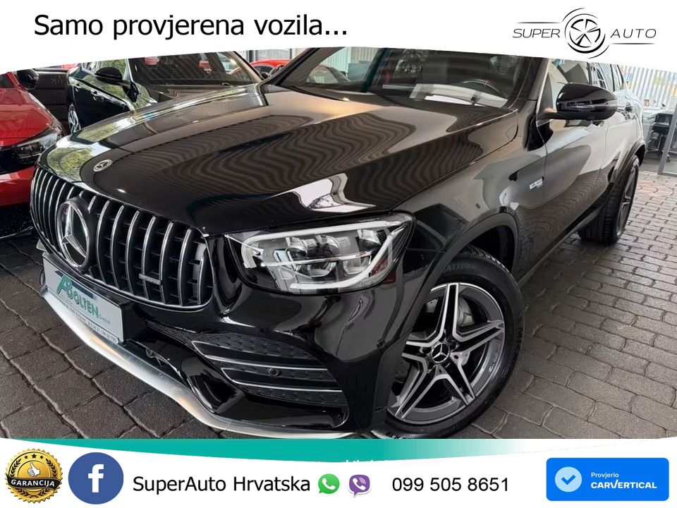 Mercedes GLC Coupe AMG 43 V6 (390 KS) 4MATIC TCT LED+GR SJED+ACC