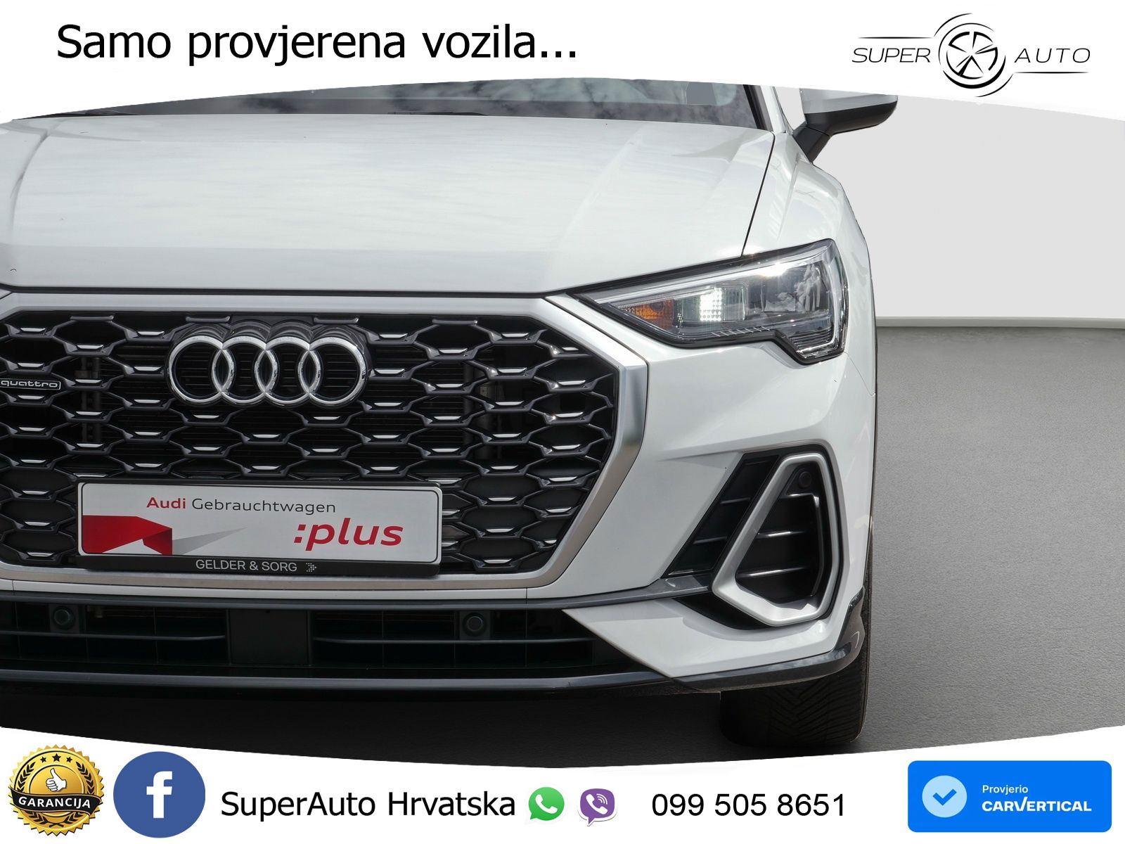 Audi Q3 II Sportback 40 TFSI (190 KS) quattro S tronic S line