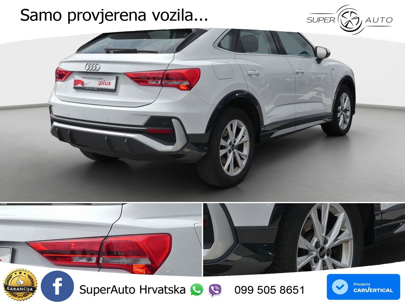 Audi Q3 II Sportback 40 TFSI (190 KS) quattro S tronic S line