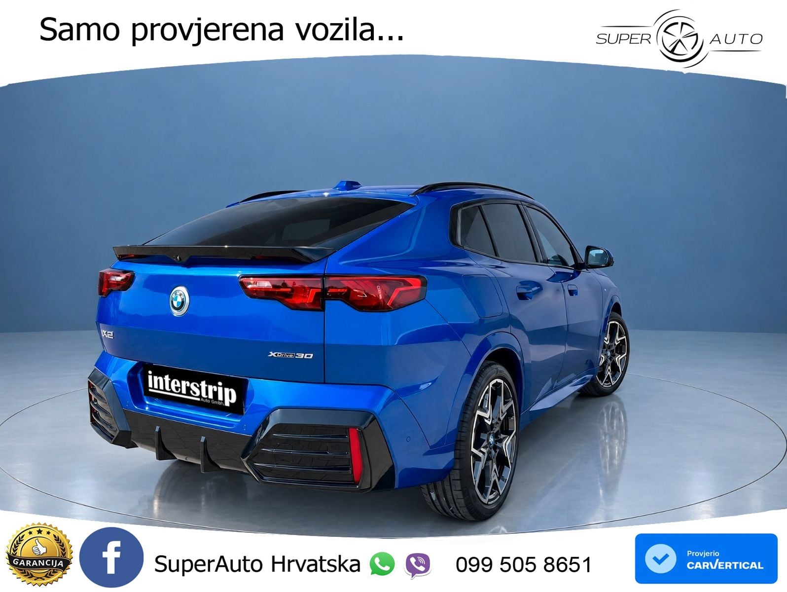 BMW iX2 66.5 kWh (313 KS) xDrive30 M Sport