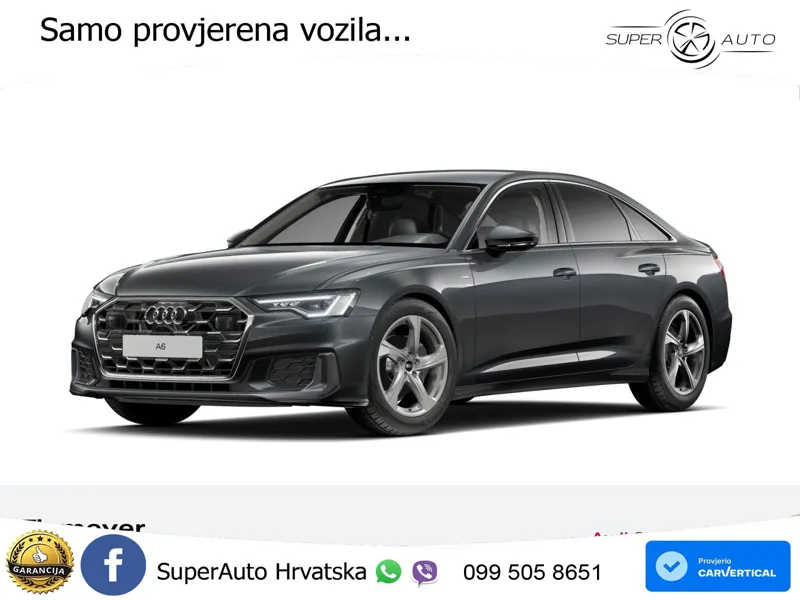 Audi A6 40 TDI (204 KS) S tronic S line MATRIX+GR SJED+KAM