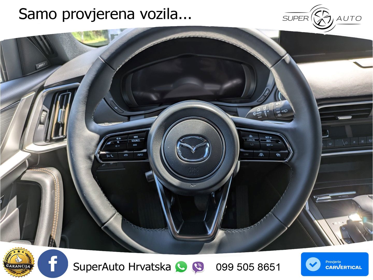 Mazda CX-60 3.3 e-Skyactiv D (254 KS) AWD Automatic LED+GR SJED+ACC