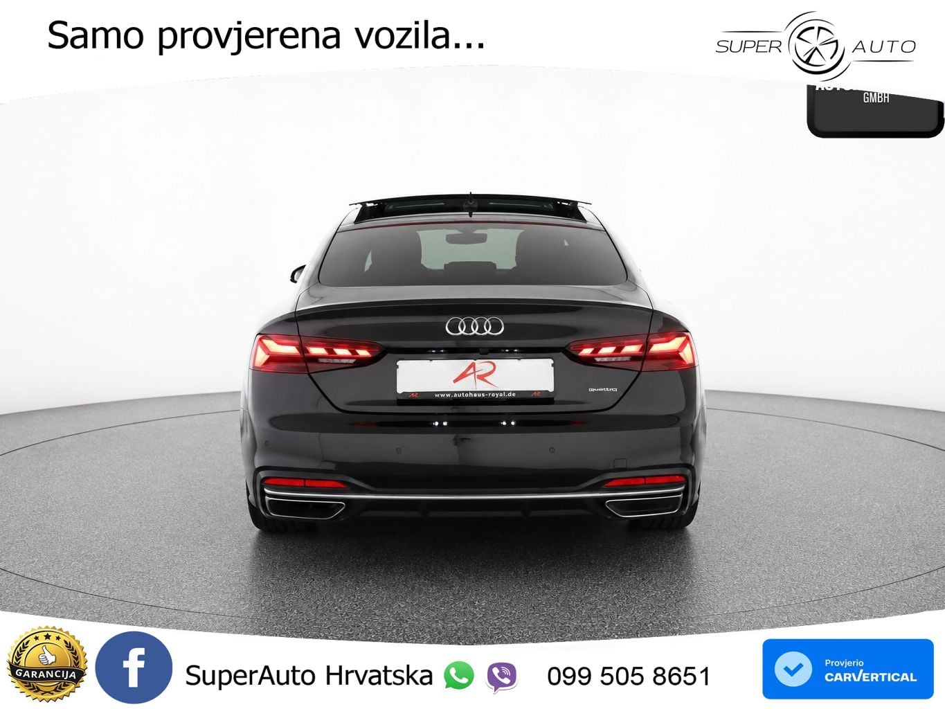 Audi A5 Sportback 40 TDI (204 KS) quattro S tronic S line LED+GR SJED+ACC