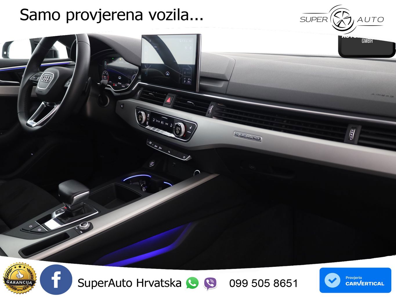 Audi A5 Sportback 40 TDI (204 KS) quattro S tronic S line LED+GR SJED+ACC