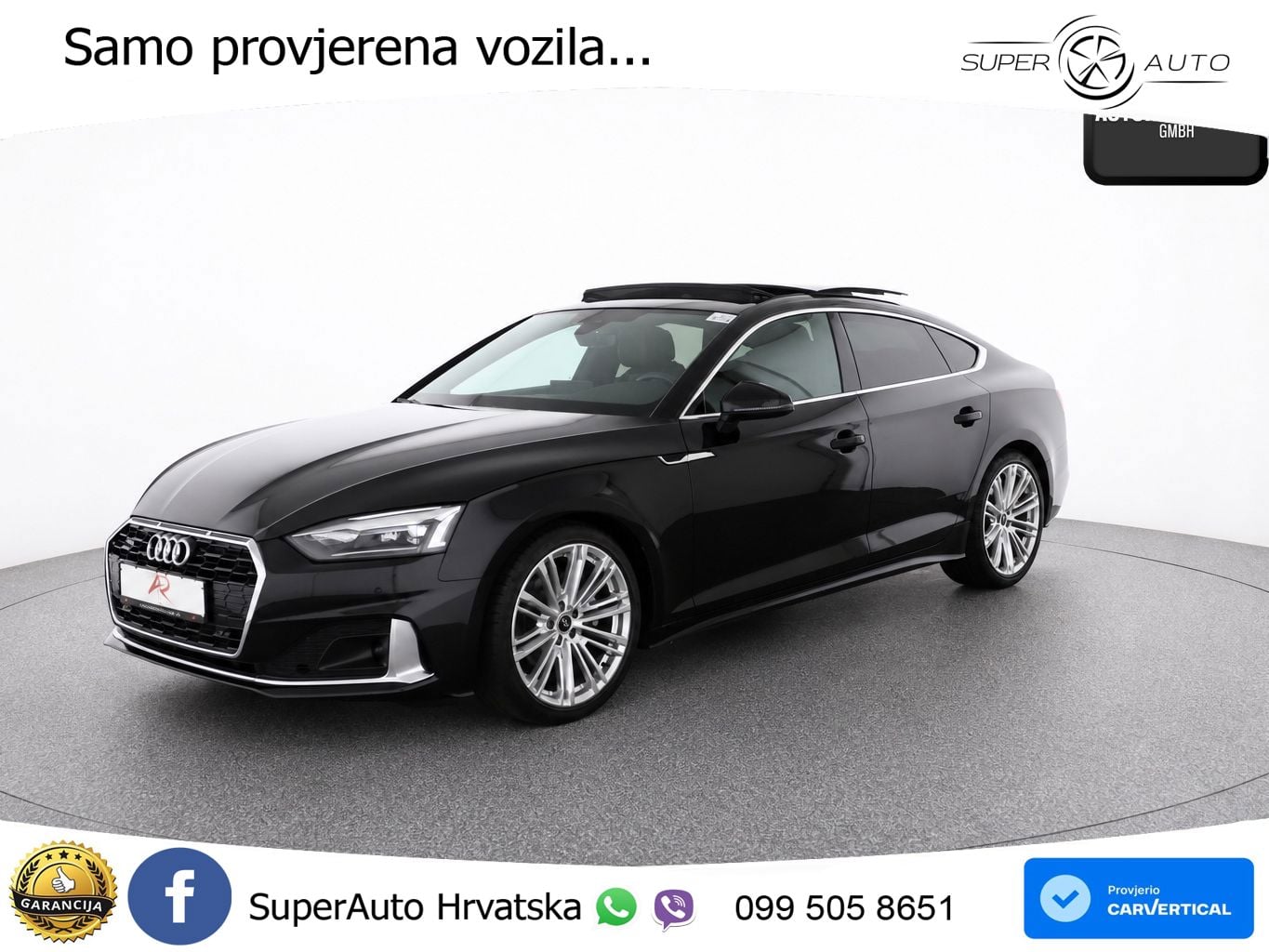 Audi A5 Sportback 40 TDI (204 KS) quattro S tronic S line LED+GR SJED+ACC