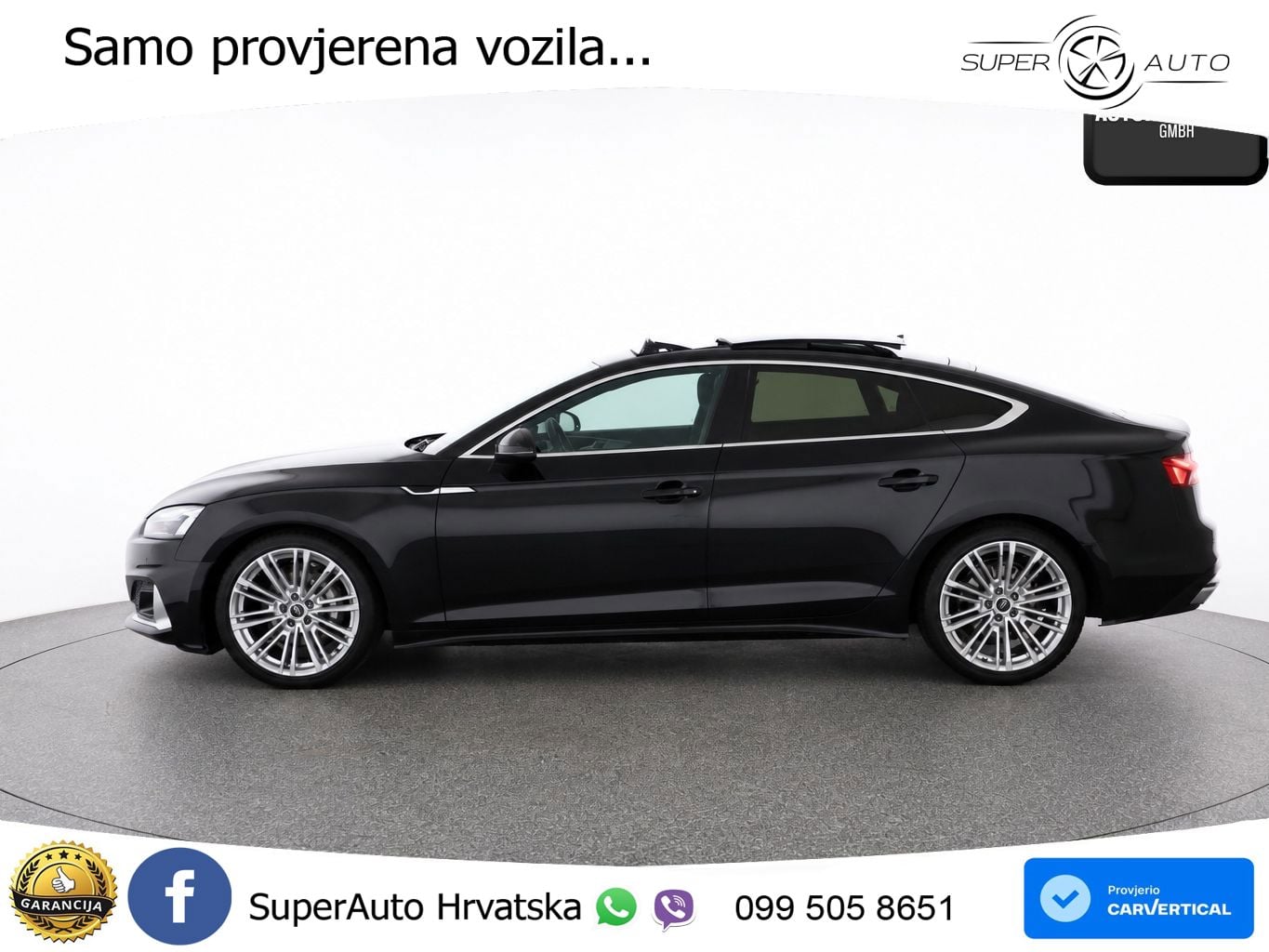 Audi A5 Sportback 40 TDI (204 KS) quattro S tronic S line LED+GR SJED+ACC