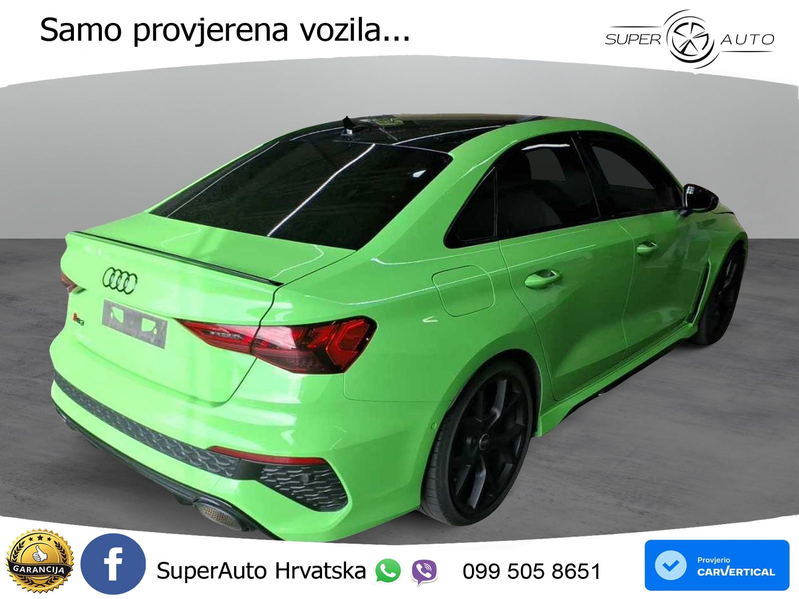 Audi RS3 Sedan 2.5 TFSI (400 KS) quattro S tronic