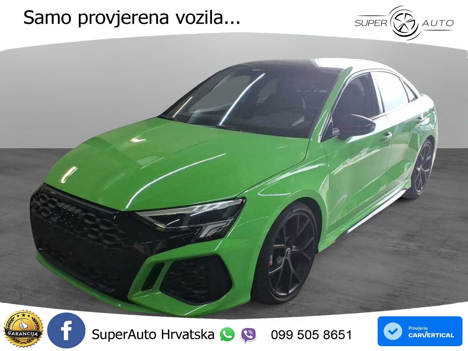 Audi RS3 Sedan 2.5 TFSI (400 KS) quattro S tronic