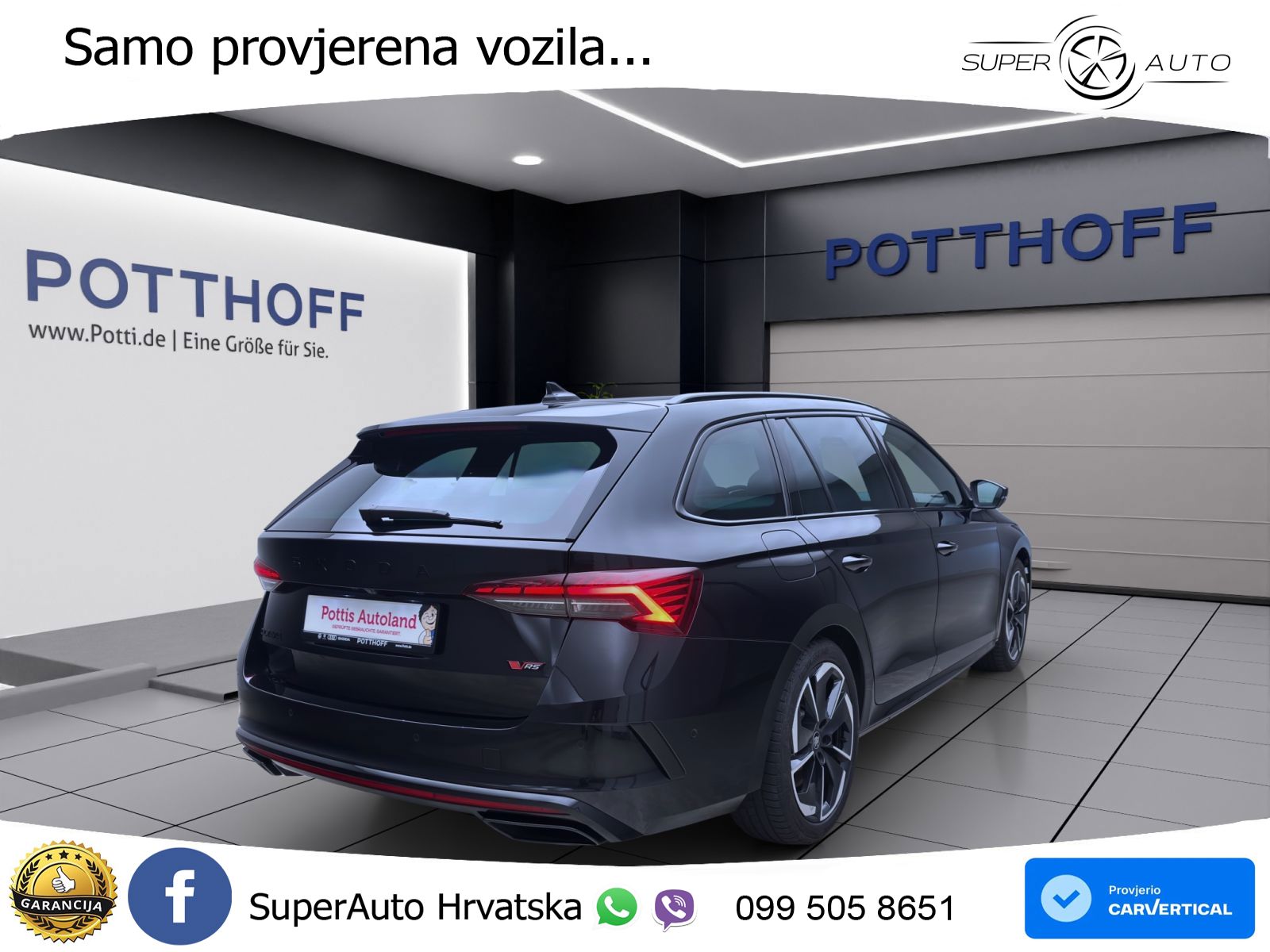 Škoda Octavia Combi RS 2.0 TSI (265 KS) DSG LED+GR SJED+ACC