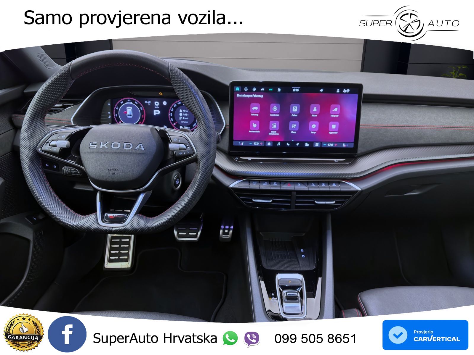 Škoda Octavia Combi RS 2.0 TSI (265 KS) DSG LED+GR SJED+ACC