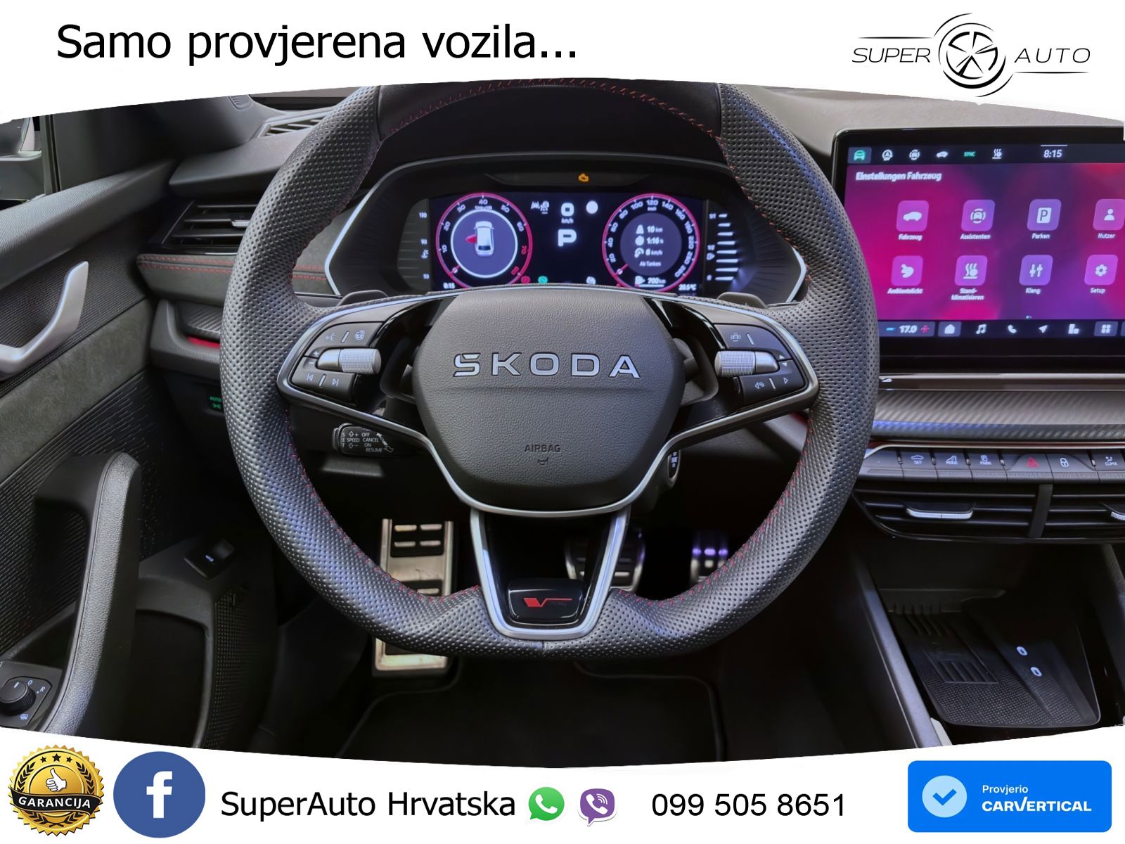 Škoda Octavia Combi RS 2.0 TSI (265 KS) DSG LED+GR SJED+ACC