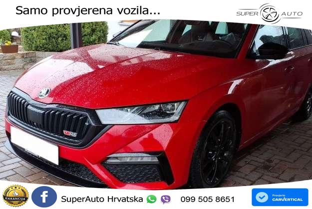 Škoda Octavia Combi RS 2.0 TDI (200 KS) 4x4 DSG LED+GR SJED+ACC