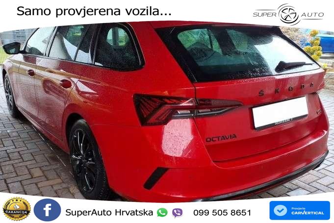 Škoda Octavia Combi RS 2.0 TDI (200 KS) 4x4 DSG LED+GR SJED+ACC