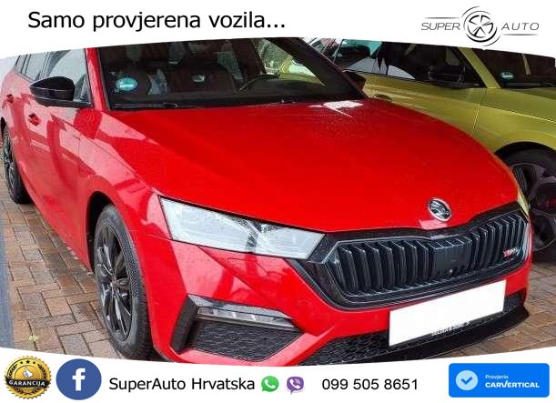 Škoda Octavia Combi RS 2.0 TDI (200 KS) 4x4 DSG LED+GR SJED+ACC
