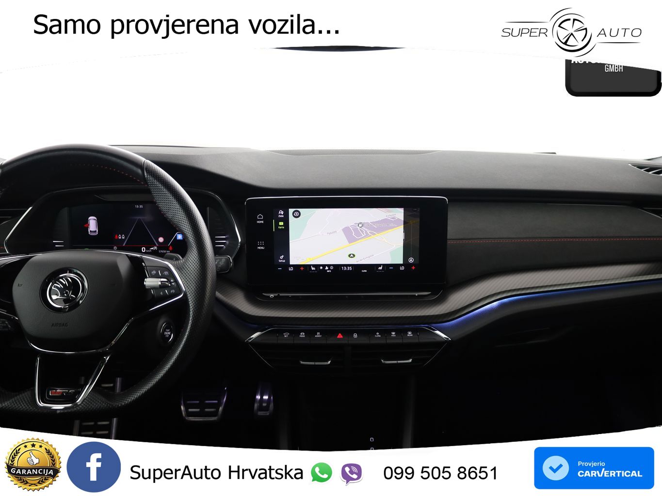 Škoda Octavia Combi RS 2.0 TDI (200 KS) 4x4 DSG LED+GR SJED+ACC