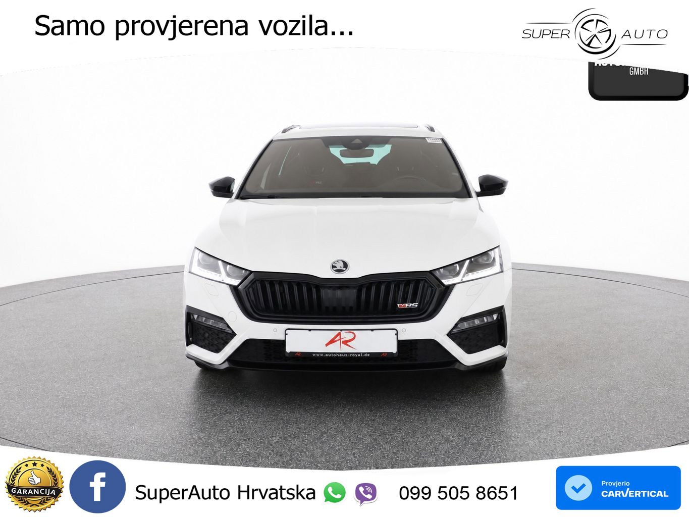Škoda Octavia Combi RS 2.0 TDI (200 KS) 4x4 DSG LED+GR SJED+ACC