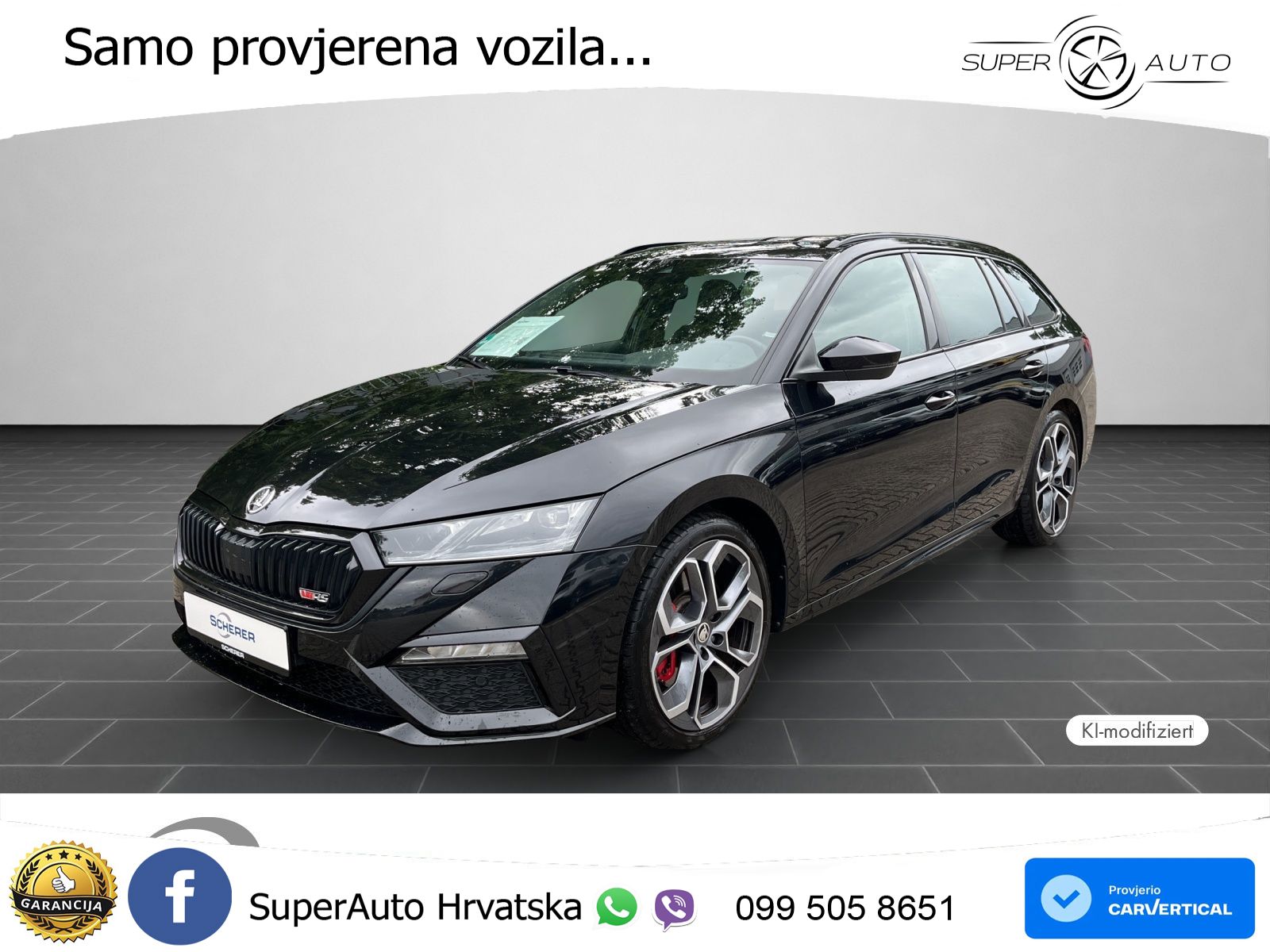 Škoda Octavia Combi RS 2.0 TSI (245 KS) DSG LED+GR SJED+ACC