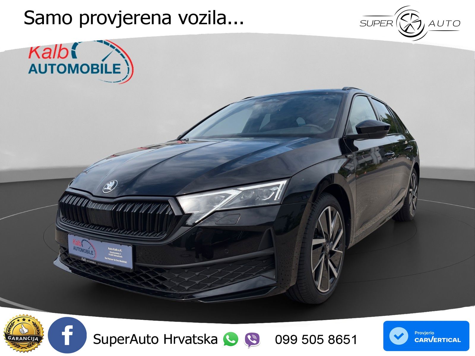 Škoda Octavia Combi 1.5 TSI (150 KS) DSG SportLine LED+GR SJED+ACC