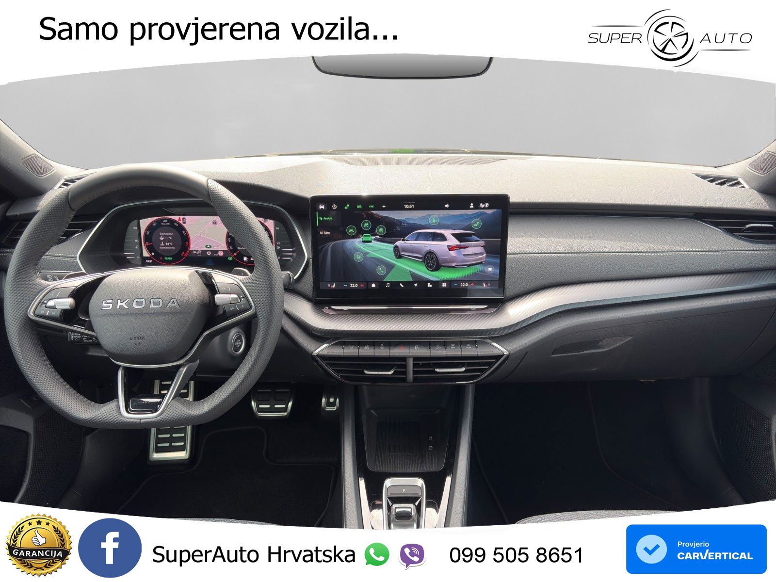Škoda Octavia Combi 1.5 TSI (150 KS) DSG SportLine LED+GR SJED+ACC