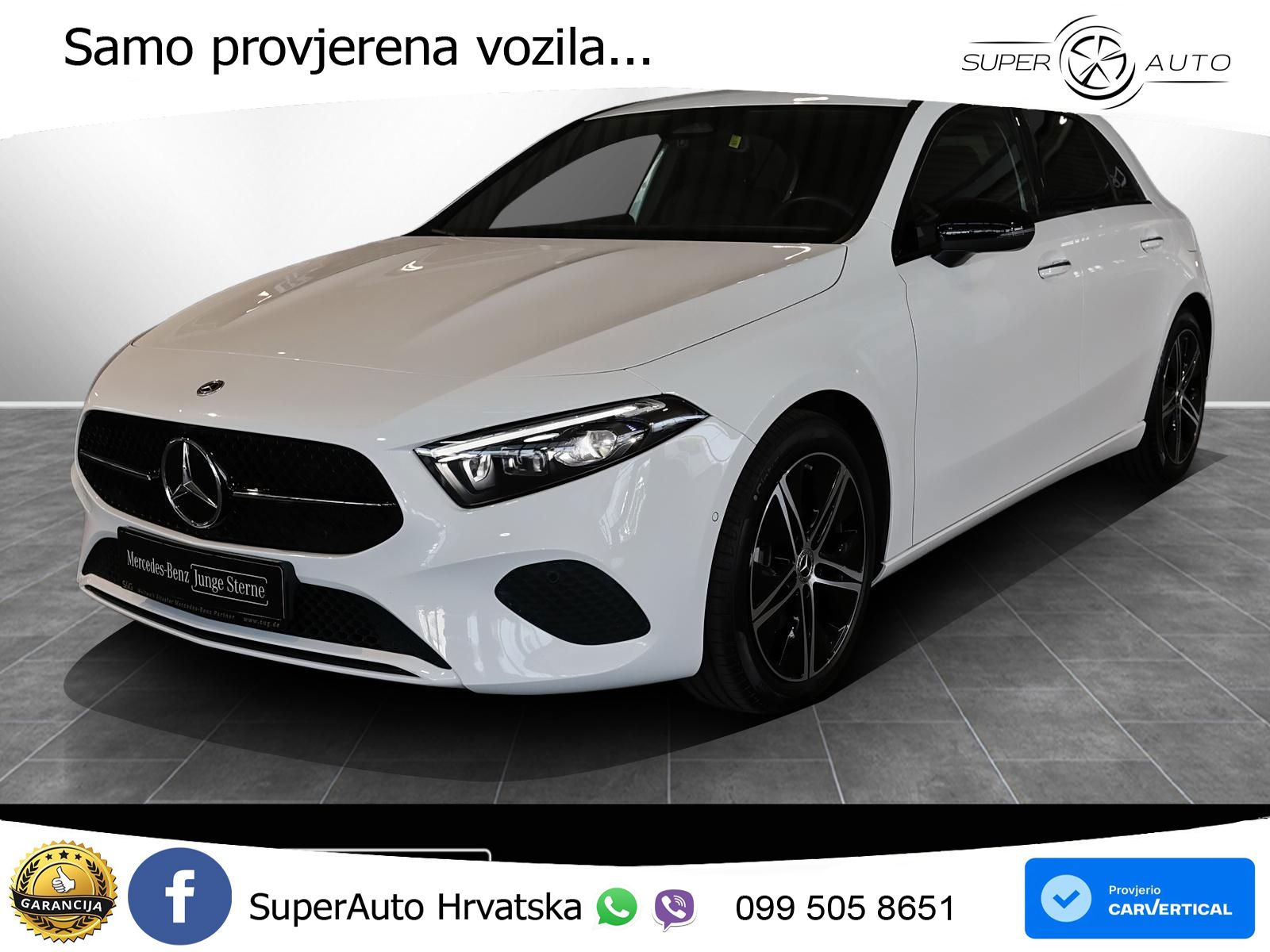Mercedes-Benz A 180d 8G-DCT LED+GR SJED+ACC