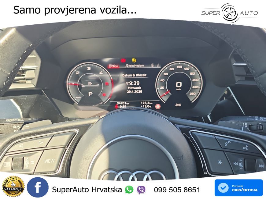 Audi A3 30 TDI (116 KS) S tronic S line