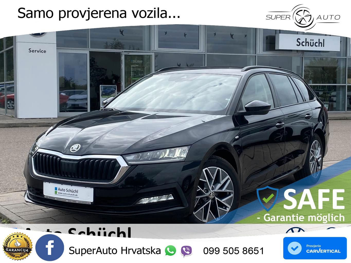 Škoda Octavia Combi 2.0 TDI (150 KS) DSG LED+GR SJED+ACC