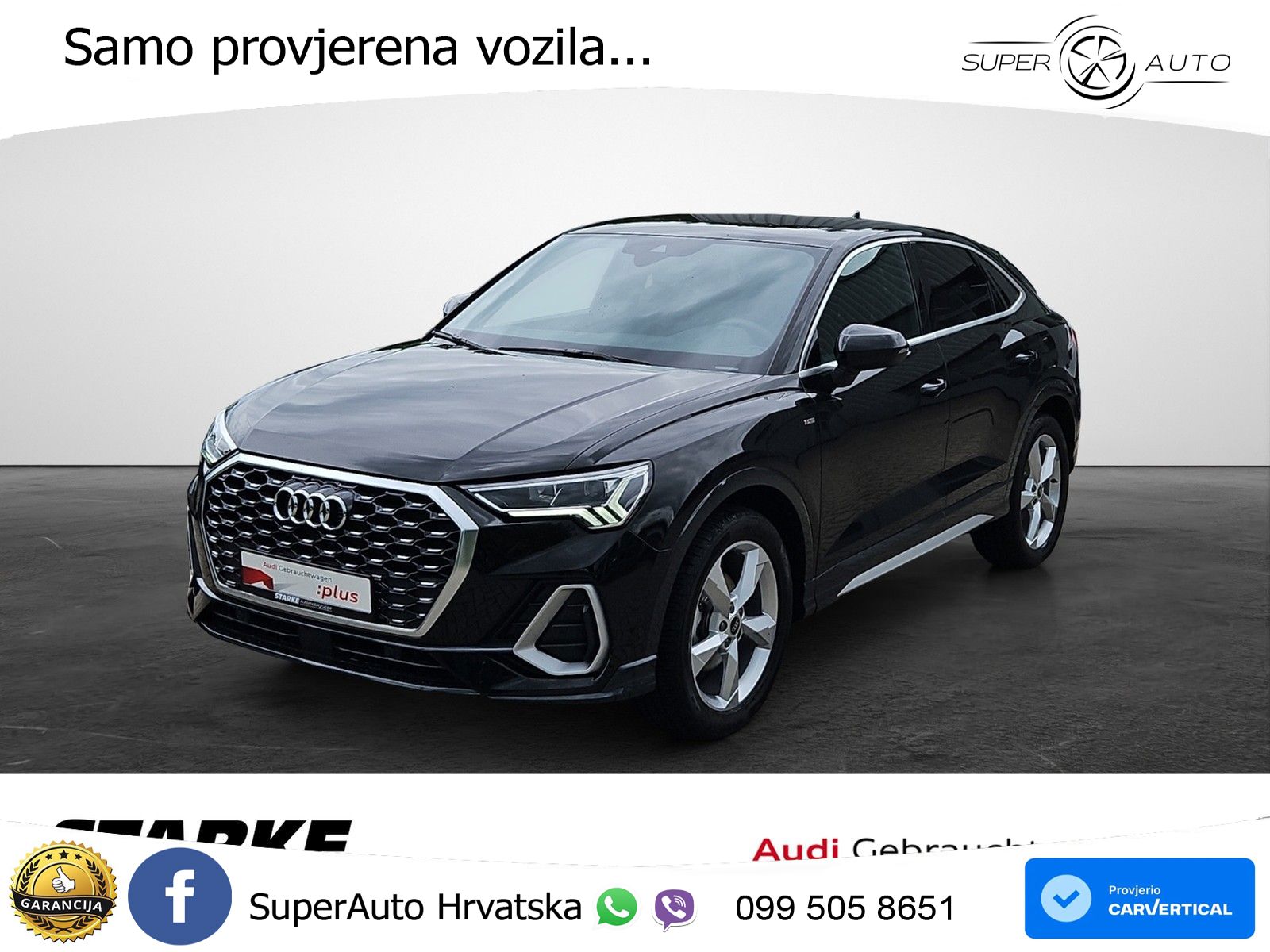 Audi Q3 II Sportback 35 TFSI (150 KS) S tronic S line LED+GR SJED+ACC