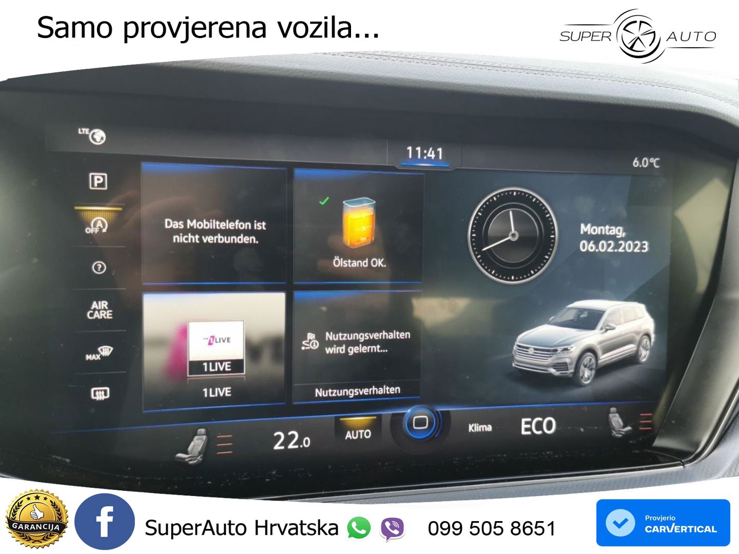Volkswagen Touareg 3.0 V6 TDI (286 KS) 4MOTION Tiptronic R-Line ZRAČNI+ACC+4xGR SJED+KAM