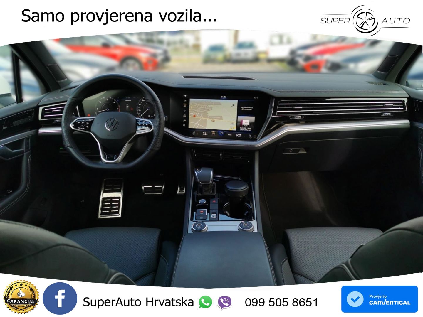 Volkswagen Touareg 3.0 V6 TDI (286 KS) 4MOTION Tiptronic R-Line ZRAČNI+ACC+4xGR SJED+KAM
