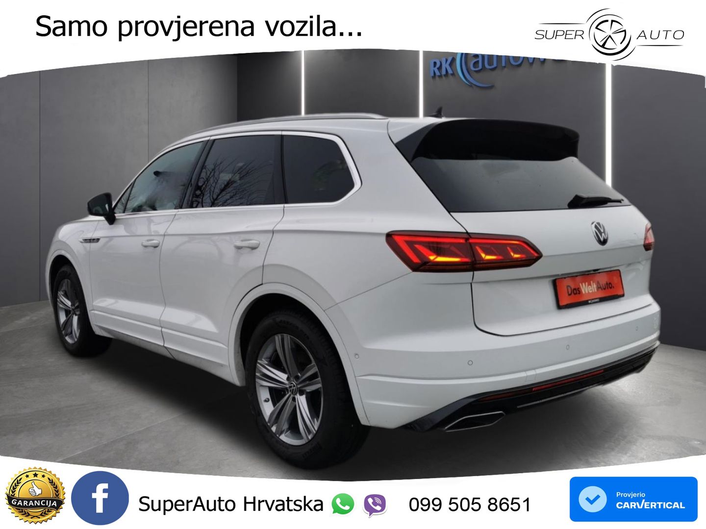 Volkswagen Touareg 3.0 V6 TDI (286 KS) 4MOTION Tiptronic R-Line ZRAČNI+ACC+4xGR SJED+KAM