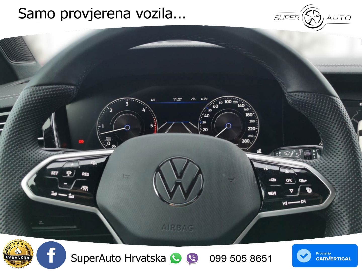 Volkswagen Touareg 3.0 V6 TDI (286 KS) 4MOTION Tiptronic R-Line ZRAČNI+ACC+4xGR SJED+KAM