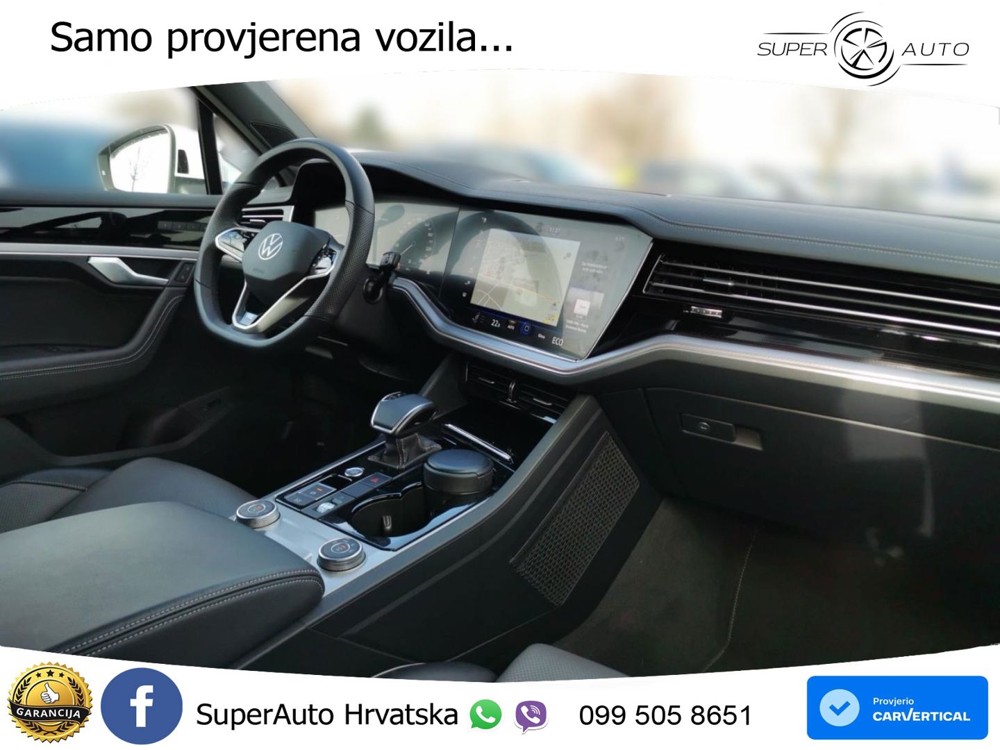 Volkswagen Touareg 3.0 V6 TDI (286 KS) 4MOTION Tiptronic R-Line ZRAČNI+ACC+4xGR SJED+KAM