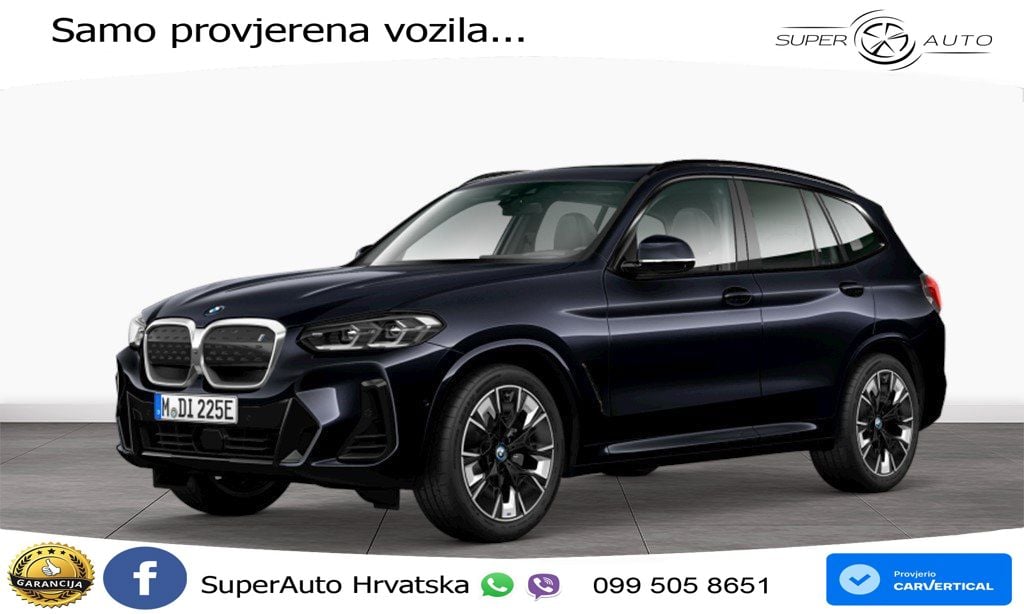 BMW iX3 80 kWh (286 KS) M Sport LED+GR SJED+ACC