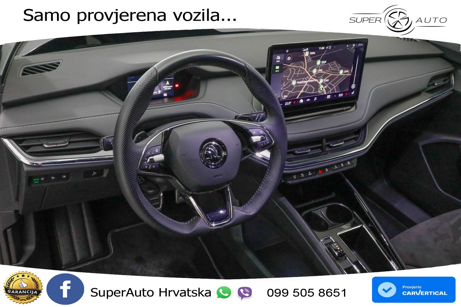 Škoda Enyaq iV 80 82 kWh (204 KS) SportLine LED+GR SJED+ACC