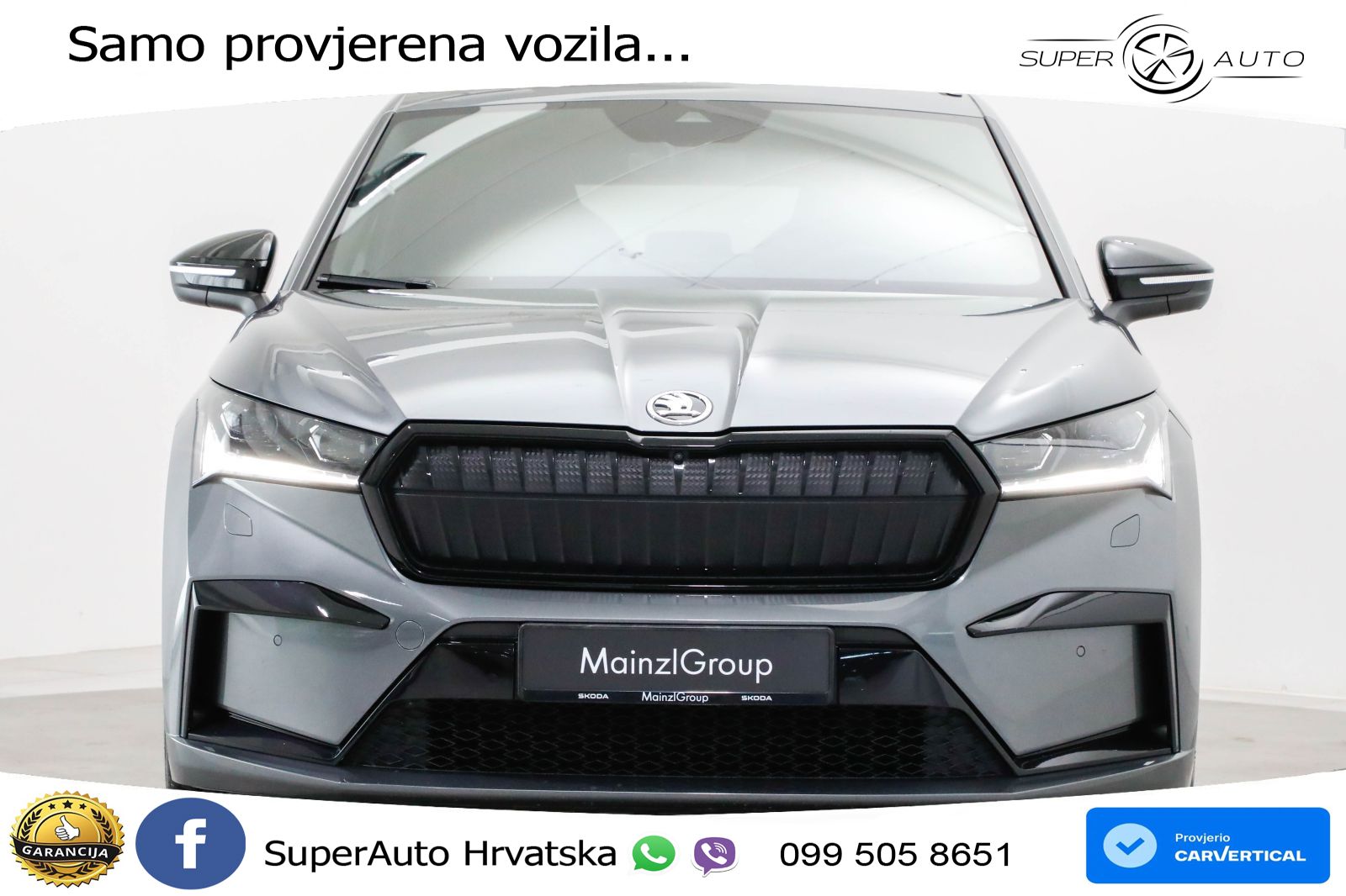 Škoda Enyaq iV 80 82 kWh (204 KS) SportLine LED+GR SJED+ACC