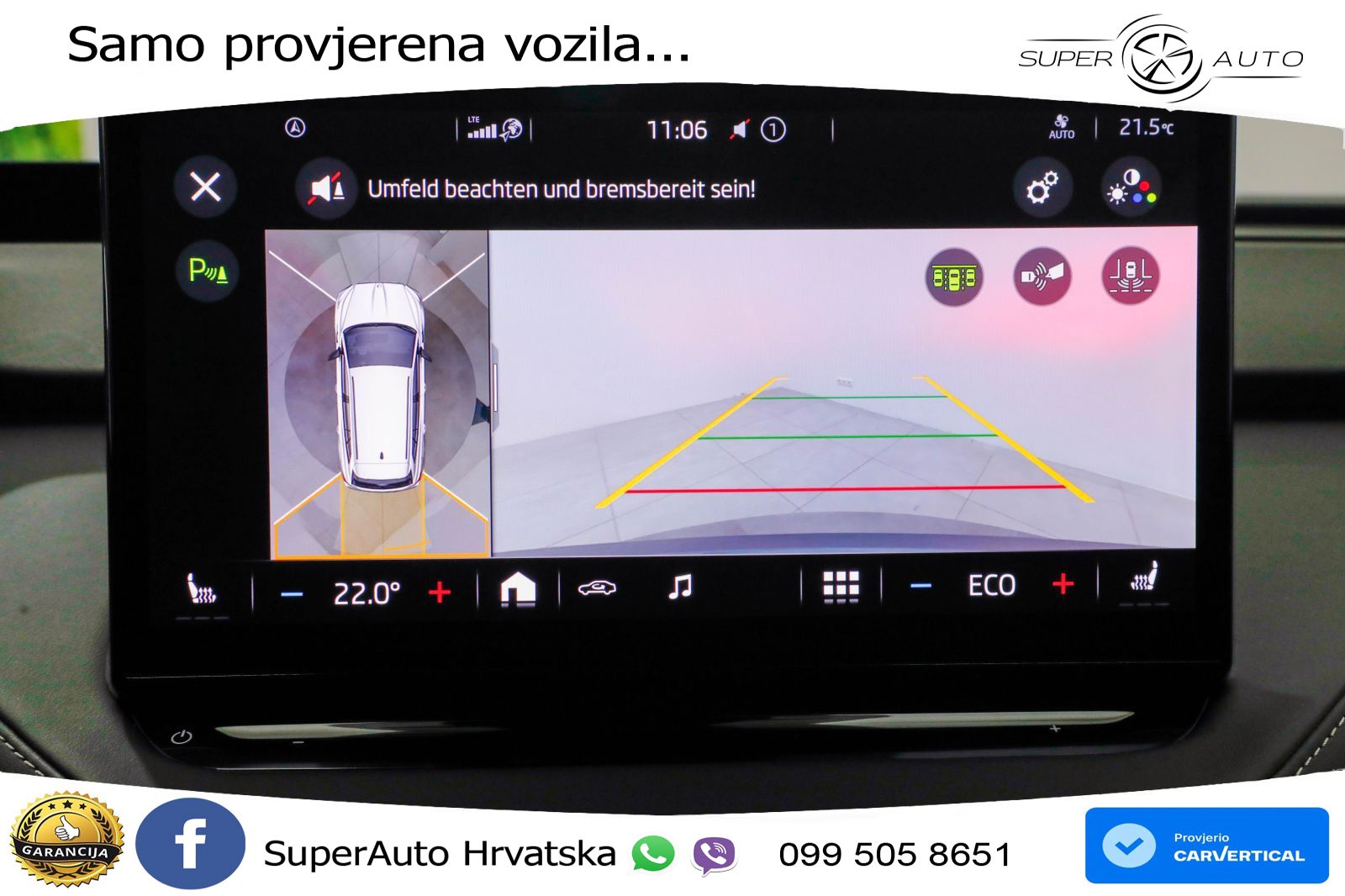 Škoda Enyaq iV 80 82 kWh (204 KS) SportLine LED+GR SJED+ACC