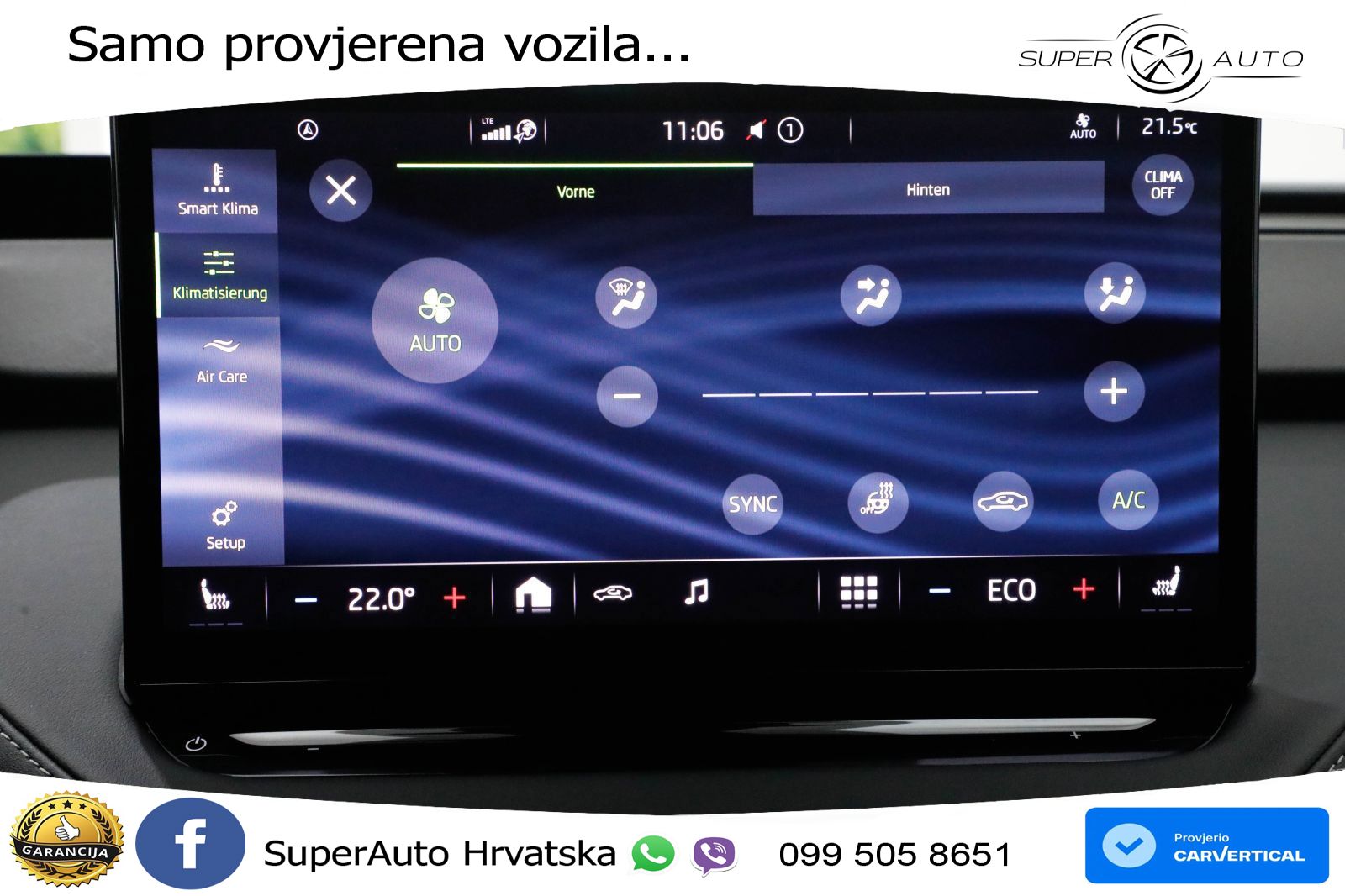 Škoda Enyaq iV 80 82 kWh (204 KS) SportLine LED+GR SJED+ACC