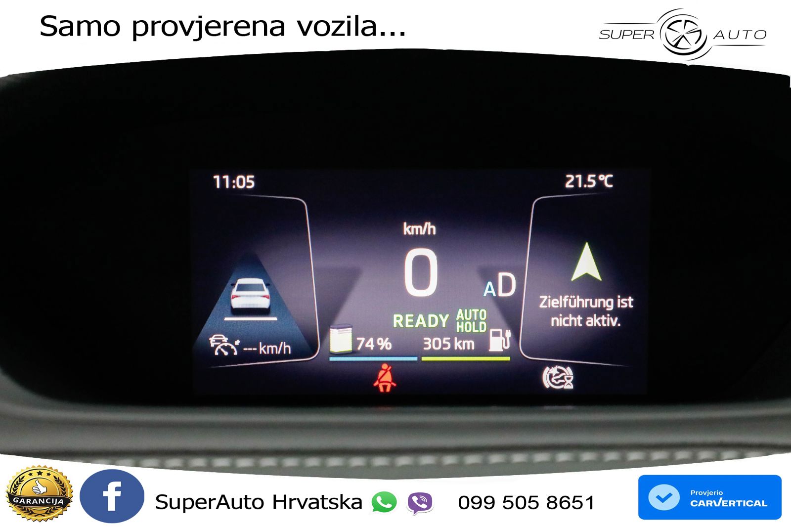 Škoda Enyaq iV 80 82 kWh (204 KS) SportLine LED+GR SJED+ACC