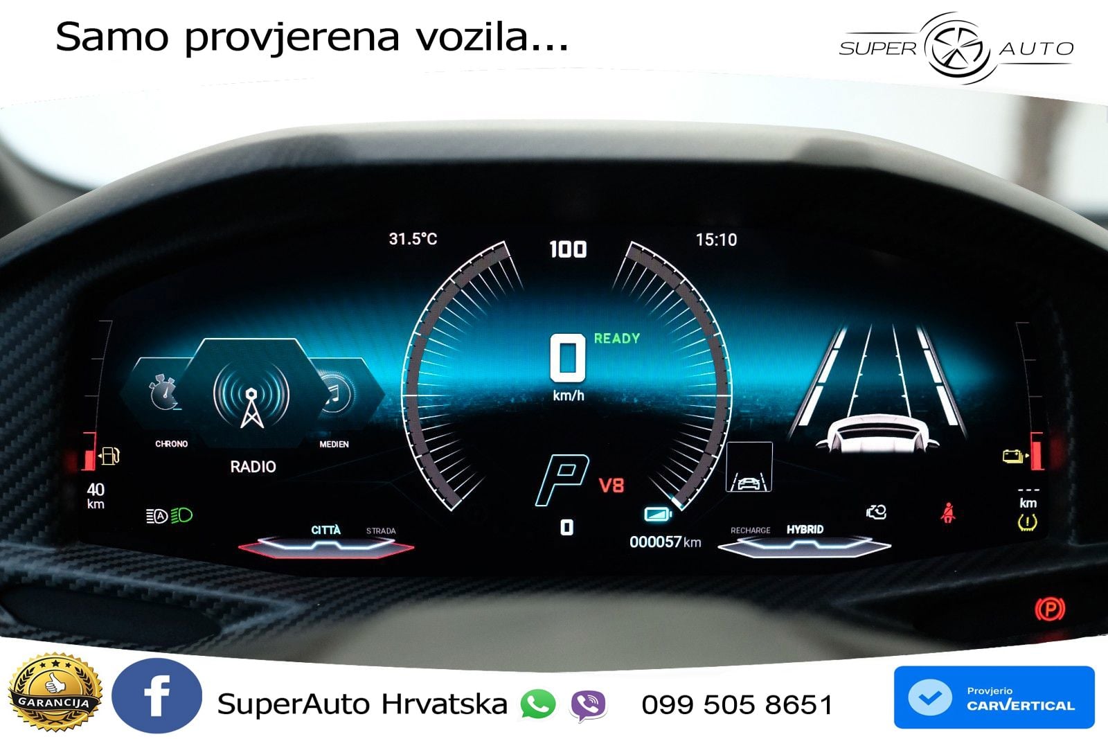 Lamborghini Temerario 4.0 V8 (920 KS) HPEV e-4WD DCT LED+ACC