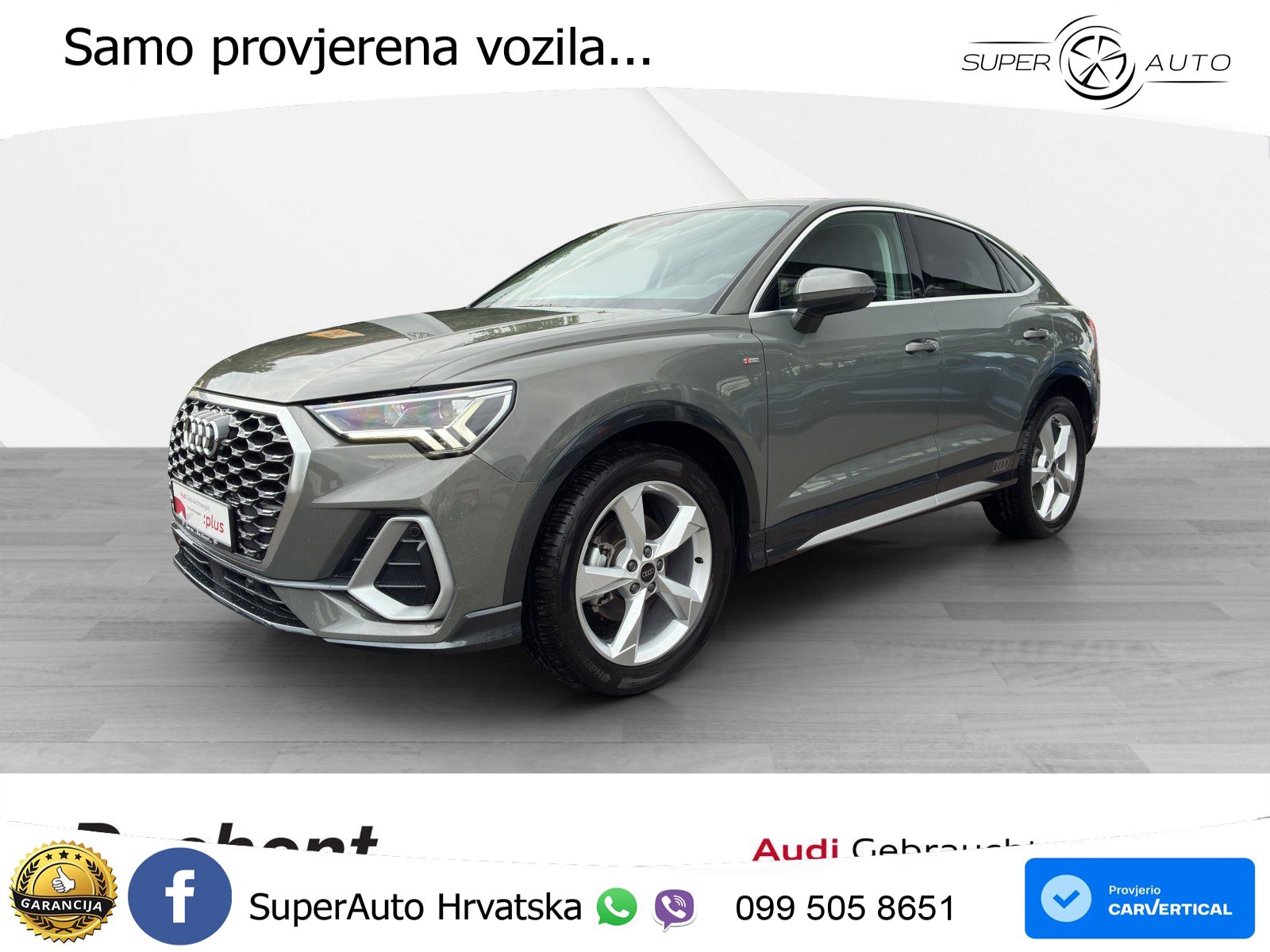 Audi Q3 II Sportback 35 TFSI (150 KS) S tronic S line LED+GR SJED+ACC