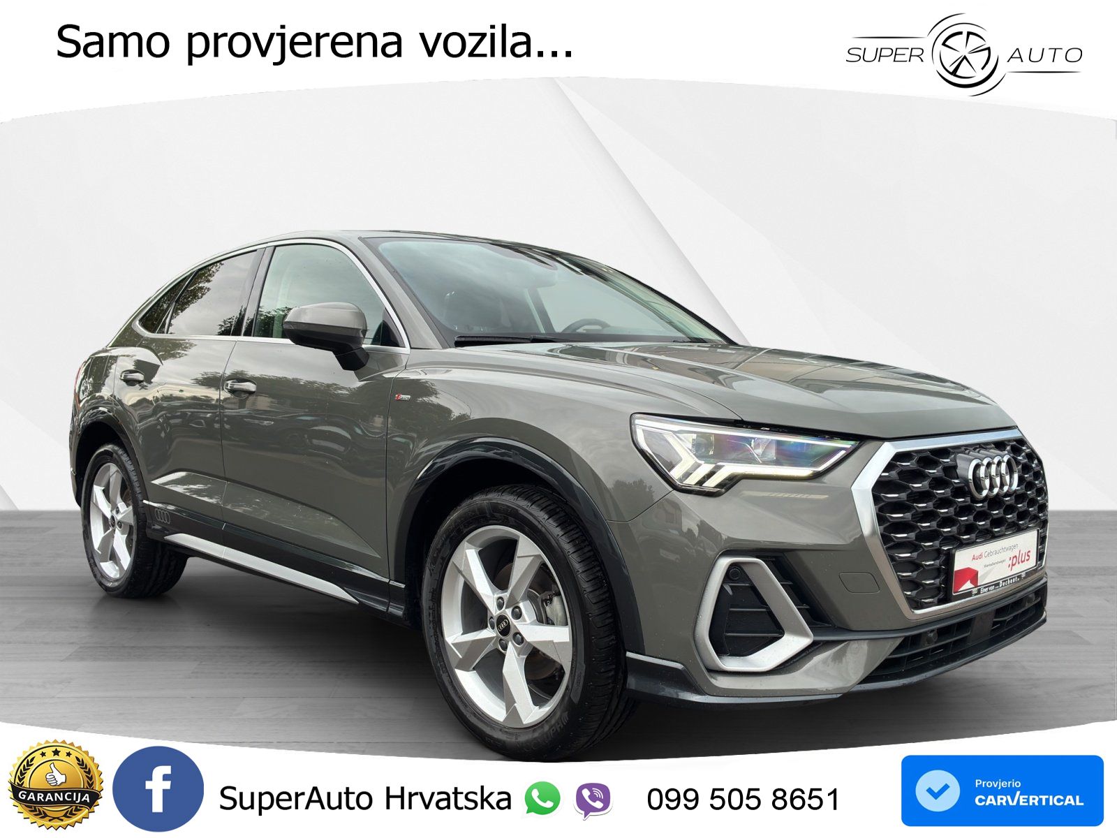 Audi Q3 II Sportback 35 TFSI (150 KS) S tronic S line LED+GR SJED+ACC